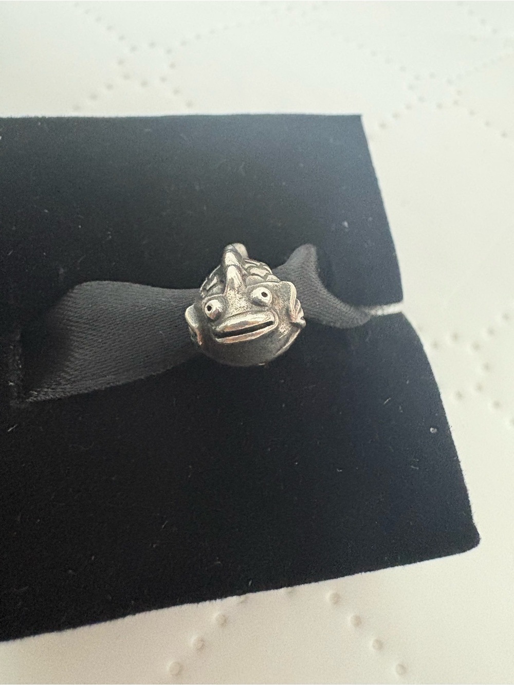 Pandora Silver Fish Charm Bracelet Accent